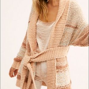 Free People Cozy Cabin Wrap Sweater Cardigan